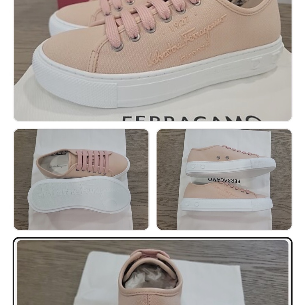 Salvatore Ferragamo Women's Blush Sneakers